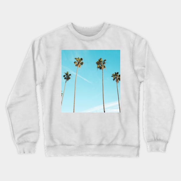 Tropical Palm Trees Crewneck Sweatshirt by NewburyBoutique